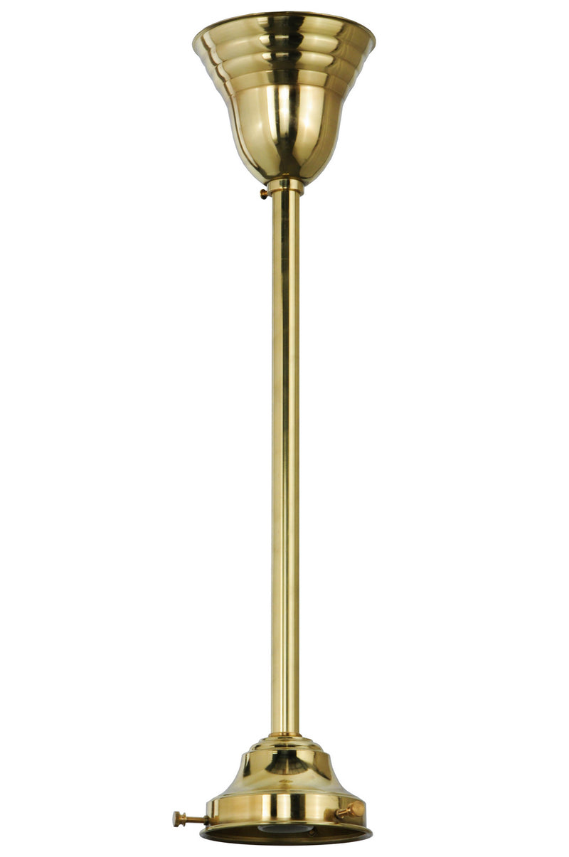 Meyda Tiffany 143855 One Light Pendant Hardware, Polished Brass