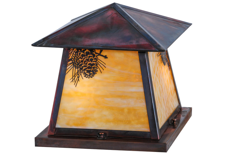 Meyda Tiffany 144035 Two Light Pier Mount, Vintage Copper