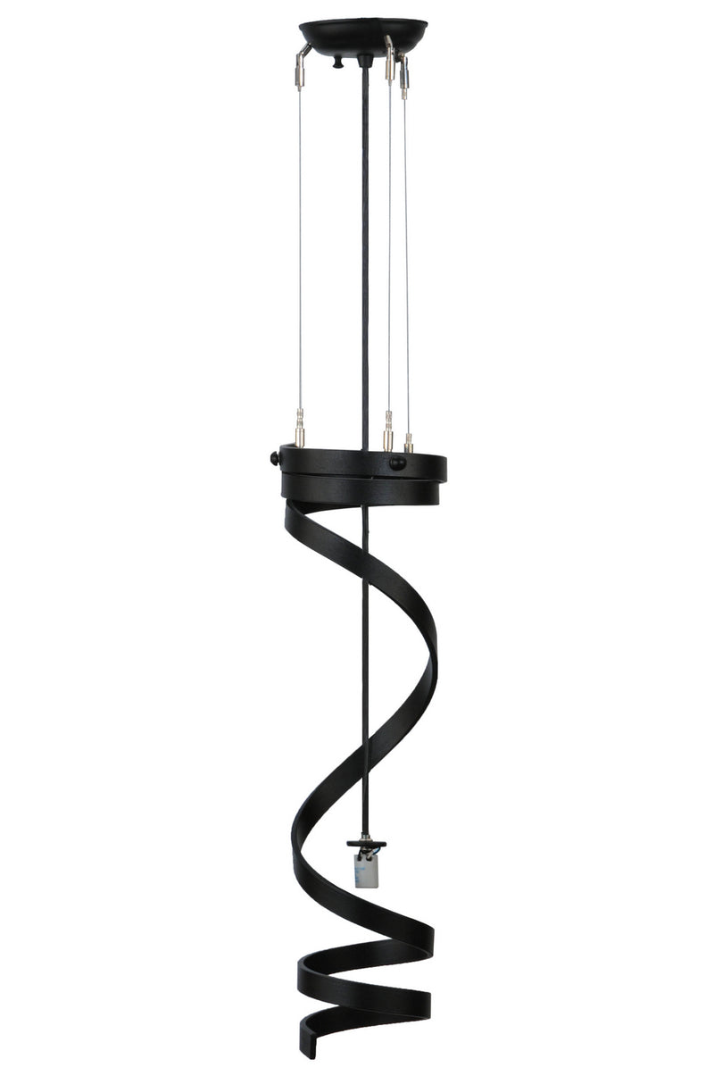 Meyda Tiffany 144705 One Light Pendant Hardware, Textured Black