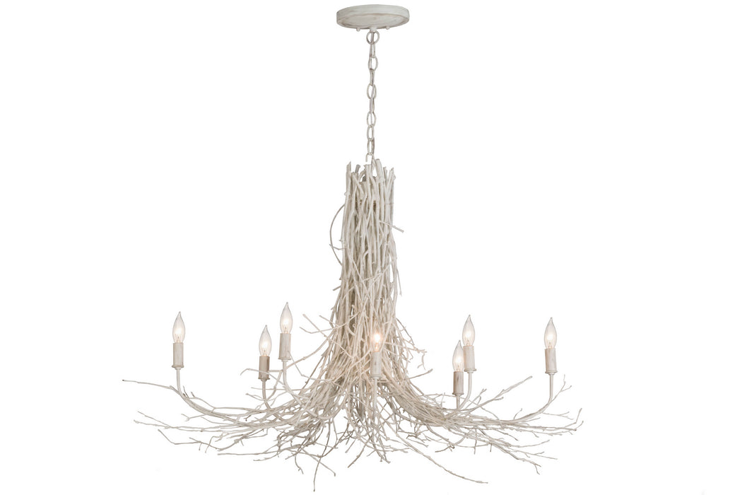 Meyda Tiffany 145100 Eight Light Chandelier, White