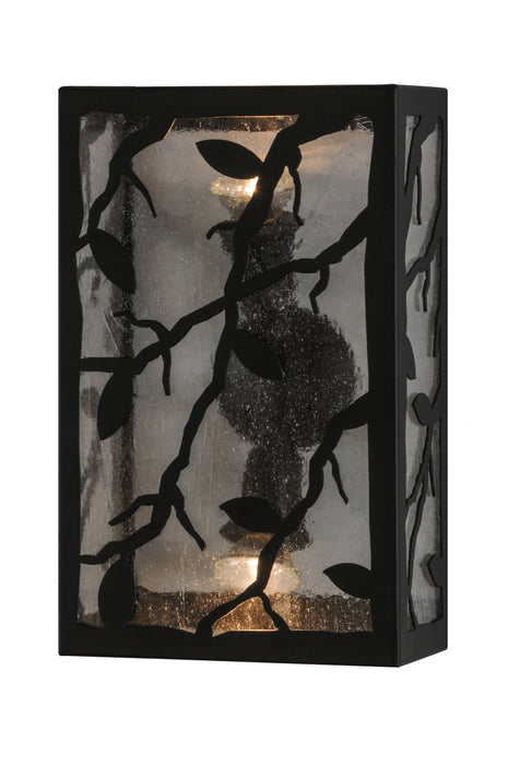 Meyda Tiffany 145124 Two Light Wall Sconce, Blackwash