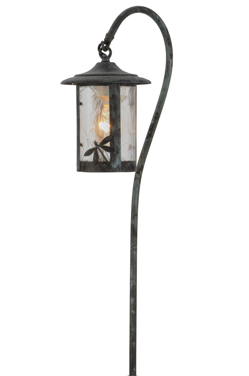 Meyda Tiffany 145234 One Light Landscape Fixture, Craftsman Verdigris