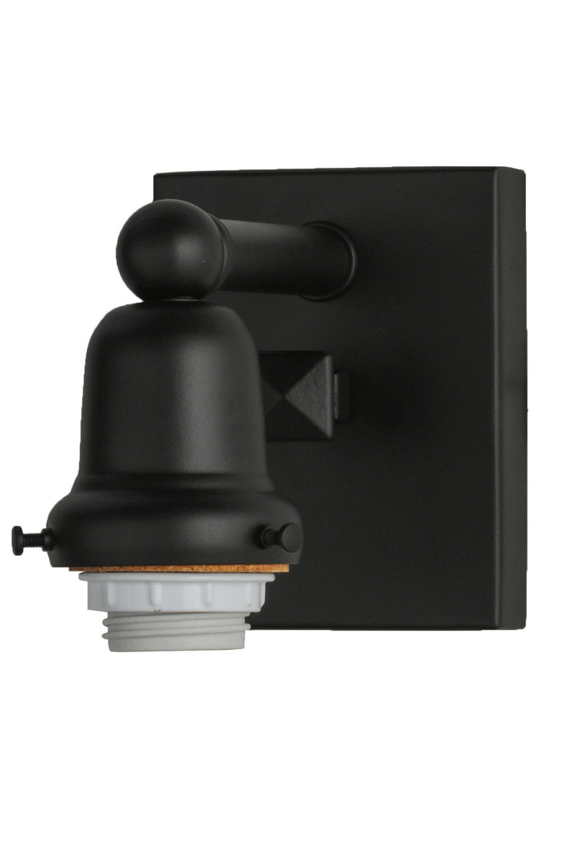 Meyda Tiffany 145841 One Light Wall Sconce, Solar Black