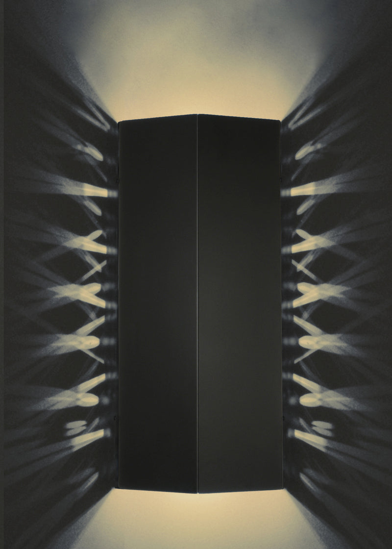 Meyda Tiffany 145864 LED Wall Sconce, Solar Black