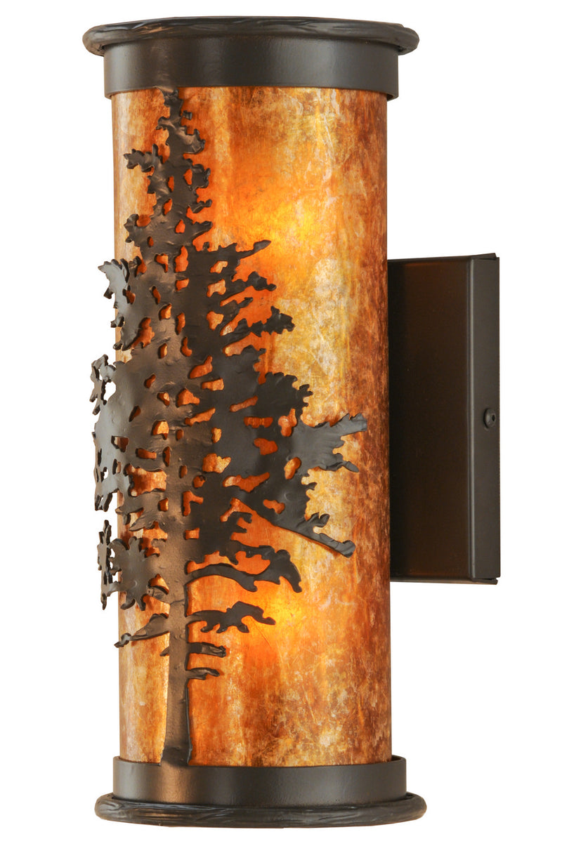 Meyda Tiffany 146067 Two Light Wall Sconce, Timeless Bronze