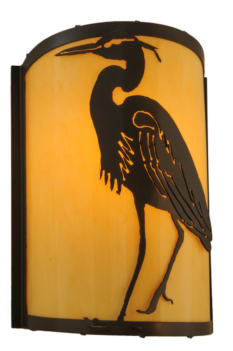 Meyda Tiffany 146243 One Light Wall Sconce, Timeless Bronze