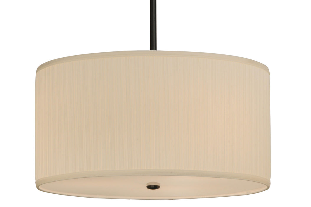 Meyda Tiffany 147915 Three Light Pendant, Solar Black