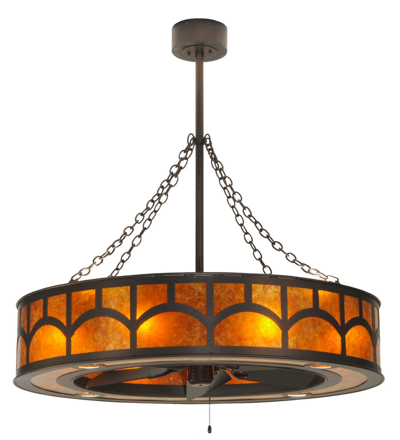 Meyda Tiffany 147972 16 Light Chandel-Air, Mahogany Bronze