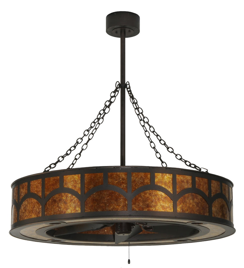 Meyda Tiffany 147972 16 Light Chandel-Air, Mahogany Bronze