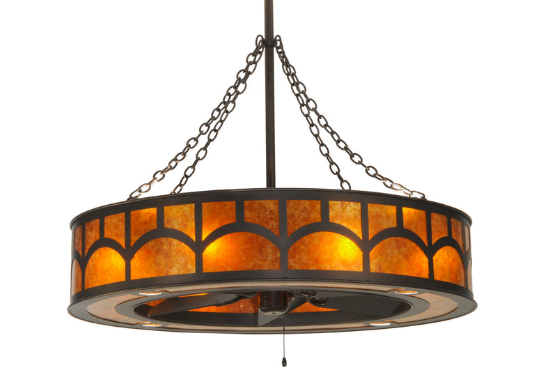 Meyda Tiffany 147972 16 Light Chandel-Air, Mahogany Bronze