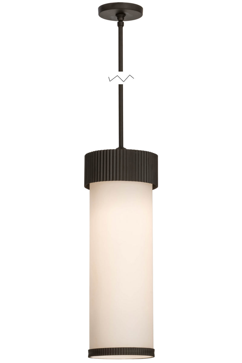 Meyda Tiffany 149255 One Light Pendant, Oil Rubbed Bronze