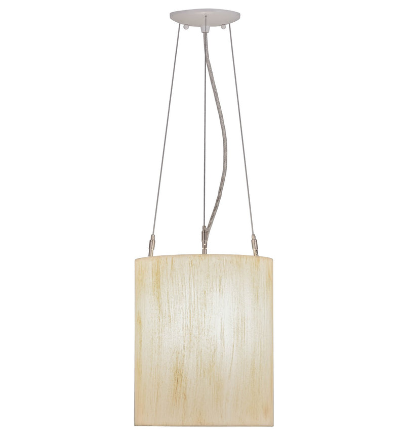 Meyda Tiffany 150735 One Light Pendant, White