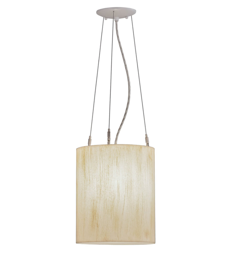 Meyda Tiffany 150735 One Light Pendant, White
