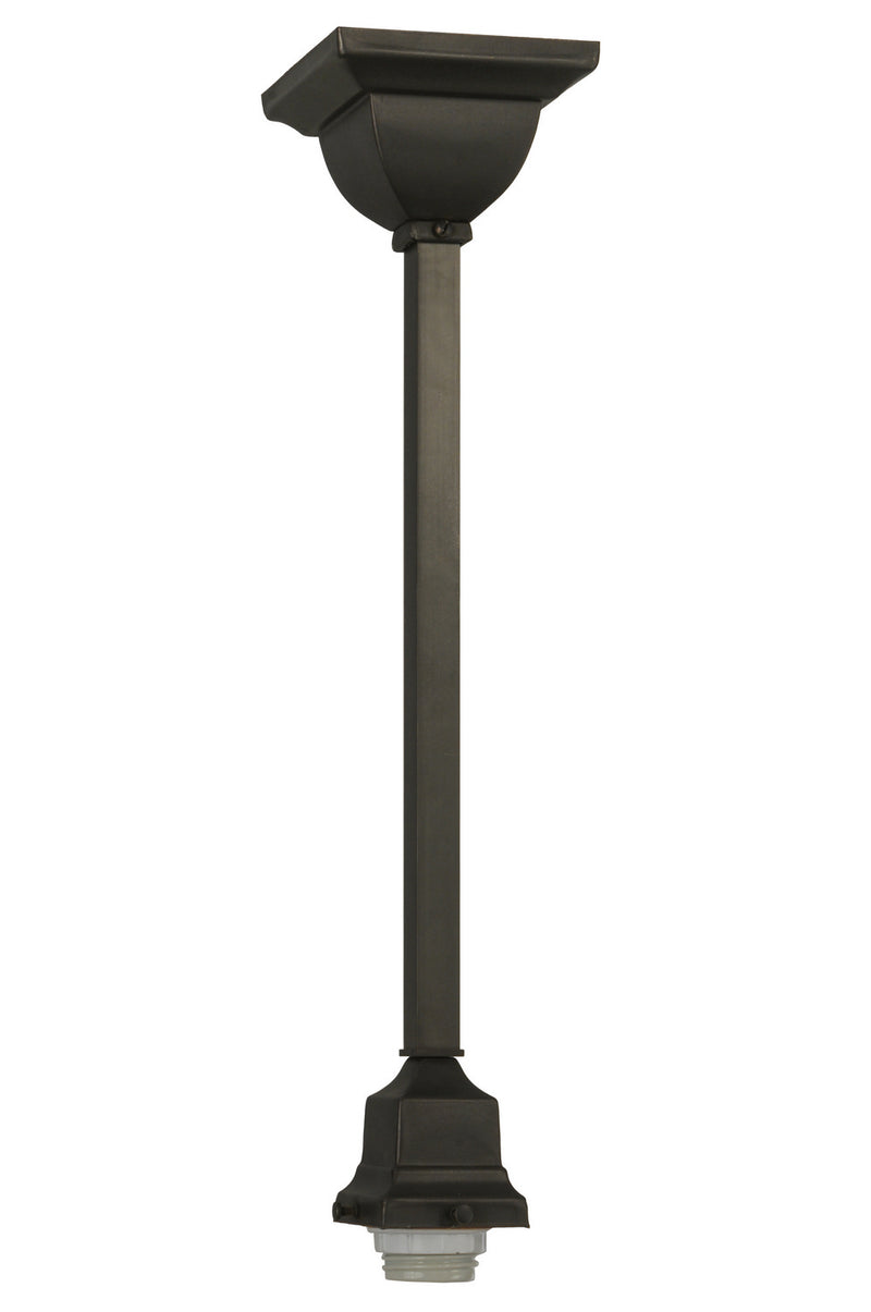 Meyda Tiffany 150821 One Light Pendant Hardware, Craftsman Brown
