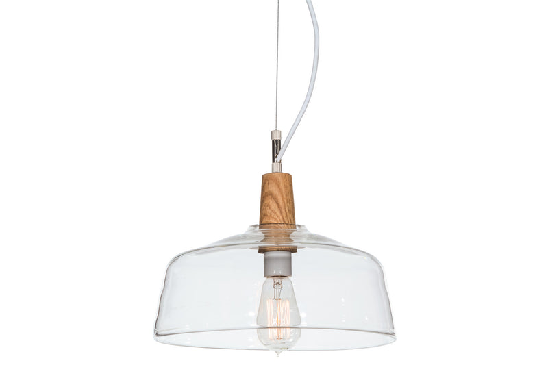 Meyda Tiffany 150828 One Light Pendant, Natural Wood