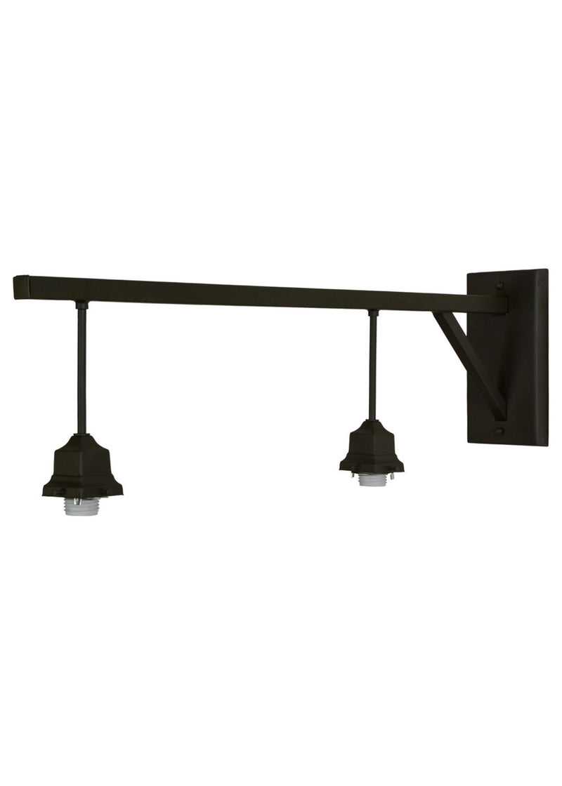 Meyda Tiffany 150904 Two Light Wall Sconce, Oil Rubbed Bronze