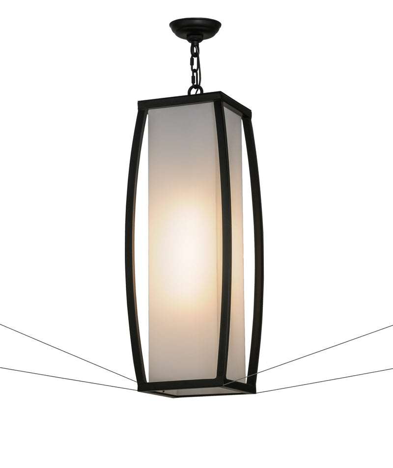 Meyda Tiffany 151590 One Light Pendant, Solar Black