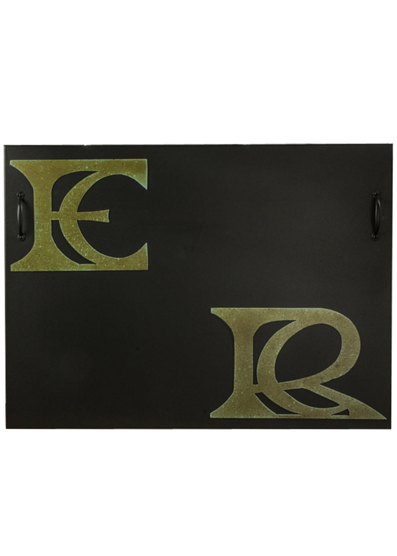 Meyda Tiffany 151681 Fireplace Screen, Black Metal,Tarnished Copper