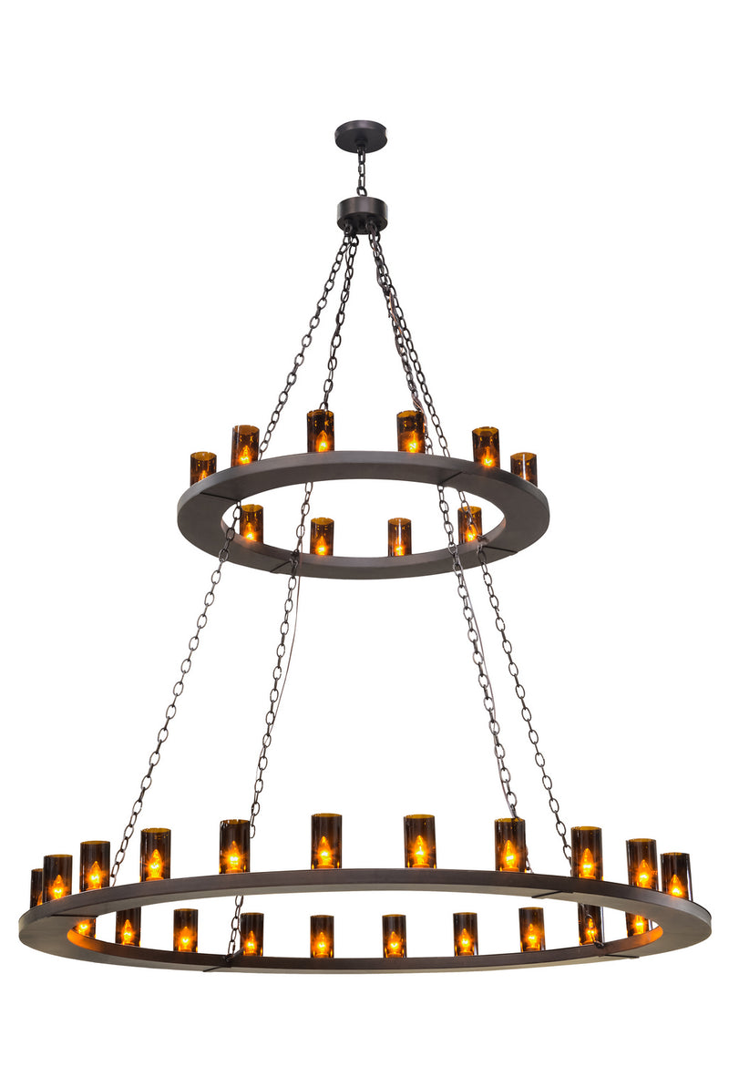 Meyda Tiffany 151692 36 Light Chandelier, Mahogany Bronze