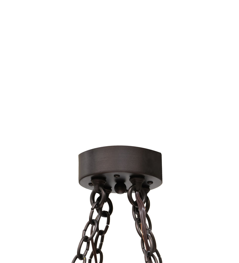 Meyda Tiffany 151692 36 Light Chandelier, Mahogany Bronze