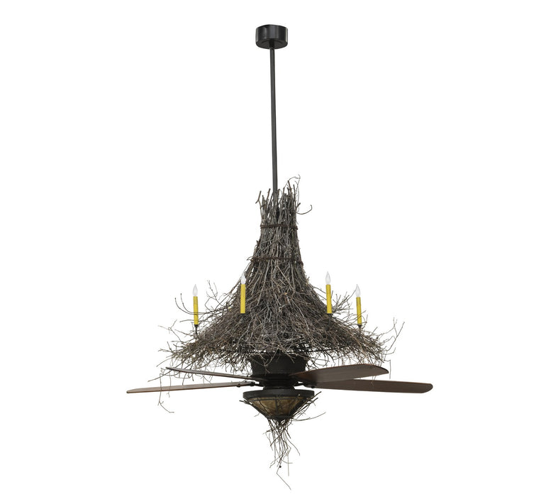 Meyda Tiffany 151790 Nine Light Chandel-Air, Timeless Bronze