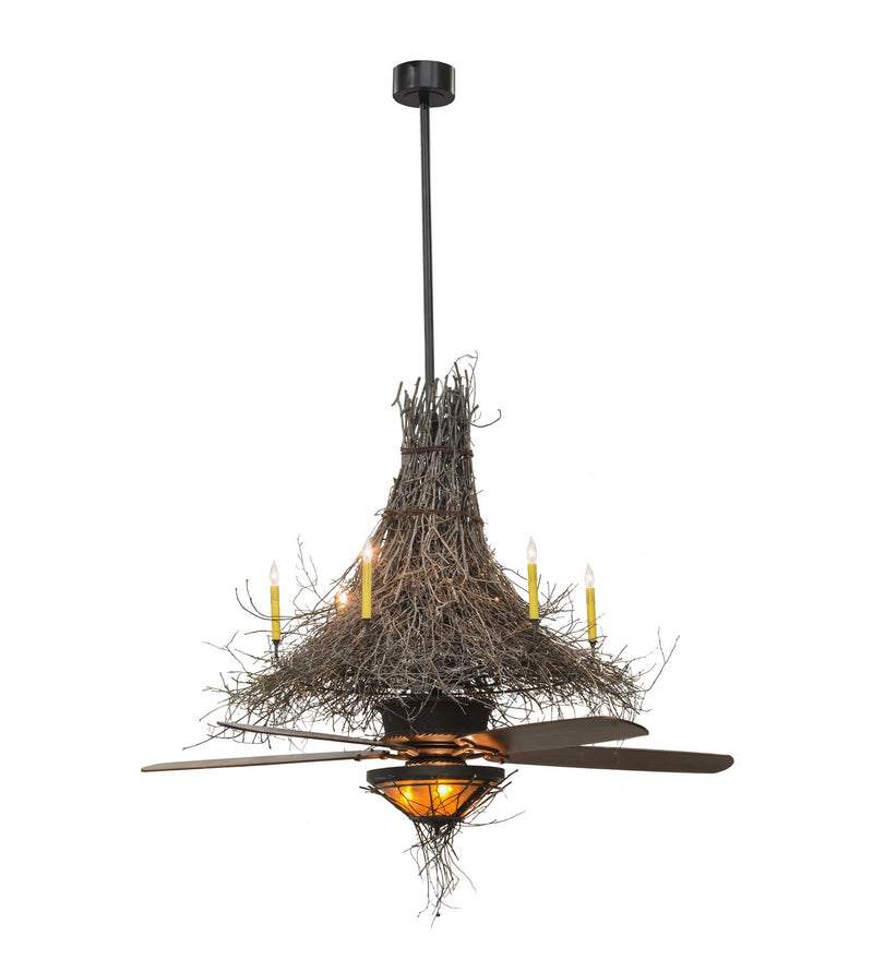 Meyda Tiffany 151790 Nine Light Chandel-Air, Timeless Bronze