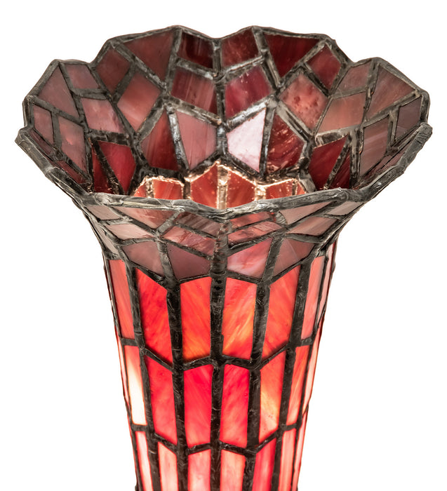 Meyda Tiffany 151921 One Light Mini Lamp, Antique Brass