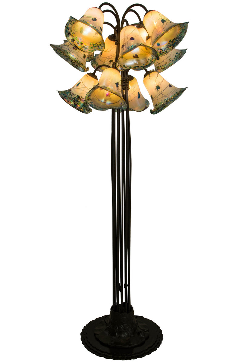Meyda Tiffany 152071 12 Light Floor Lamp, Timeless Bronze