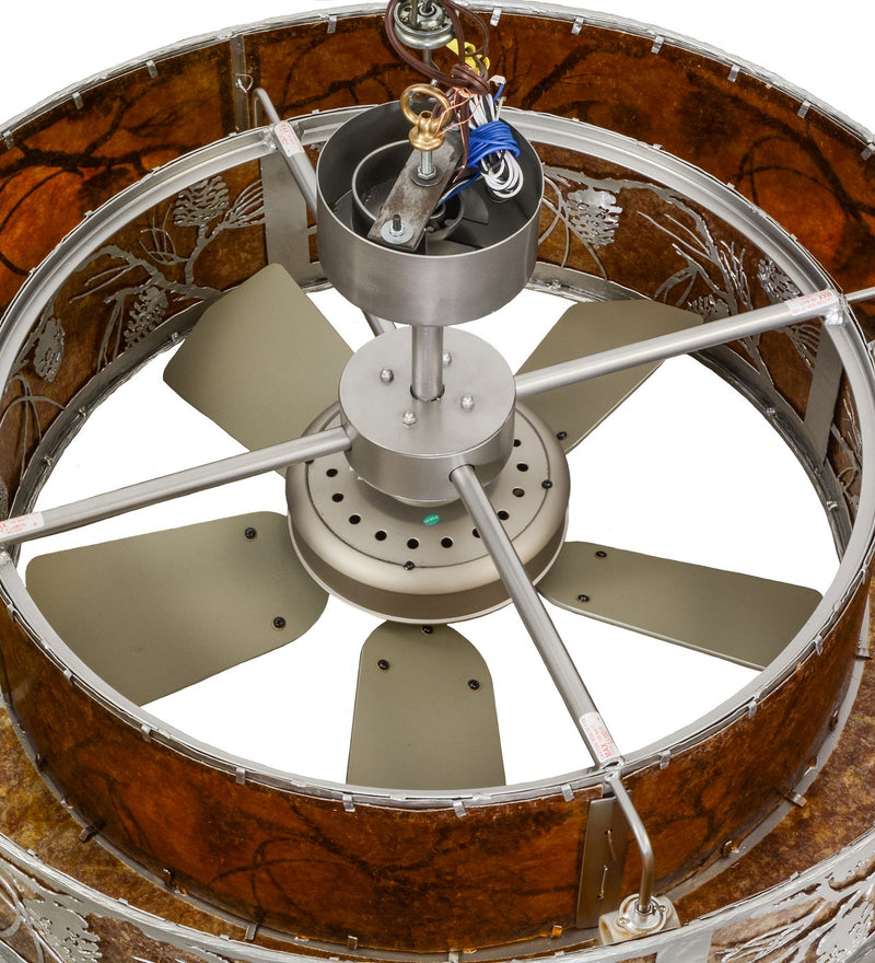 Meyda Tiffany 152171 Eight Light Chandel-Air, Nickel