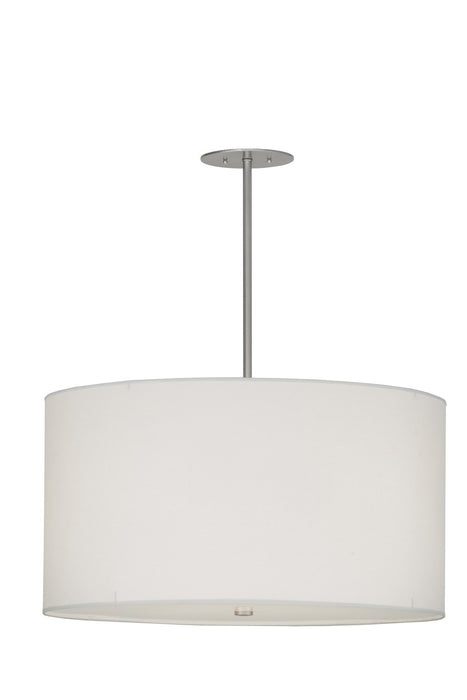 Meyda Tiffany 152359 Four Light Pendant, Brushed Nickel Powder Coat