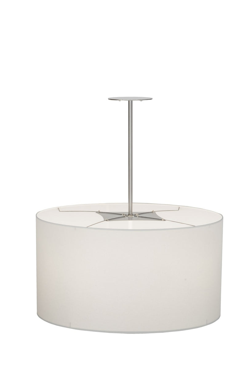 Meyda Tiffany 152359 Four Light Pendant, Brushed Nickel Powder Coat
