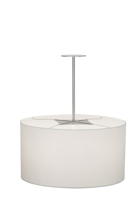 Meyda Tiffany 152359 Four Light Pendant, Brushed Nickel Powder Coat