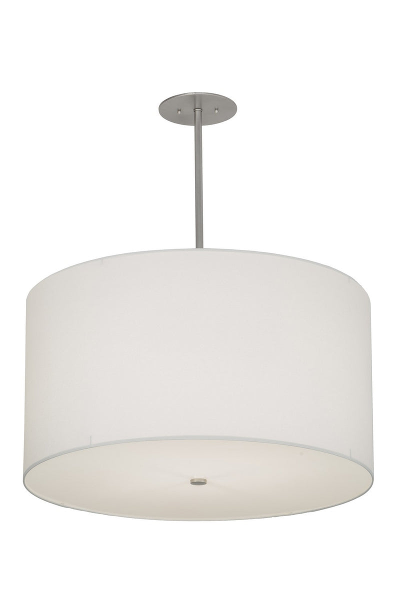 Meyda Tiffany 152359 Four Light Pendant, Brushed Nickel Powder Coat