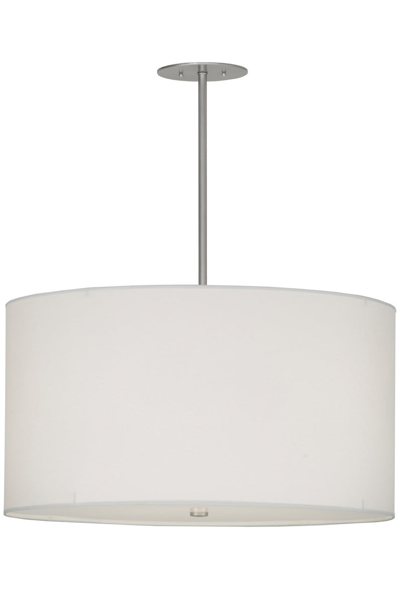 Meyda Tiffany 152359 Four Light Pendant, Brushed Nickel Powder Coat