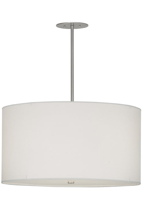 Meyda Tiffany 152359 Four Light Pendant, Brushed Nickel Powder Coat