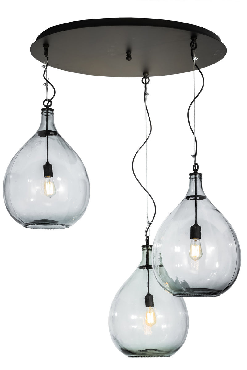 Meyda Tiffany 152445 Three Light Pendant, Oil Rubbed Bronze