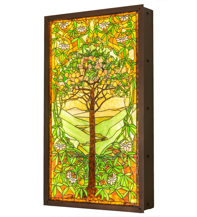Meyda Tiffany 152459 LED Wall Sconce, Mahogany Bronze