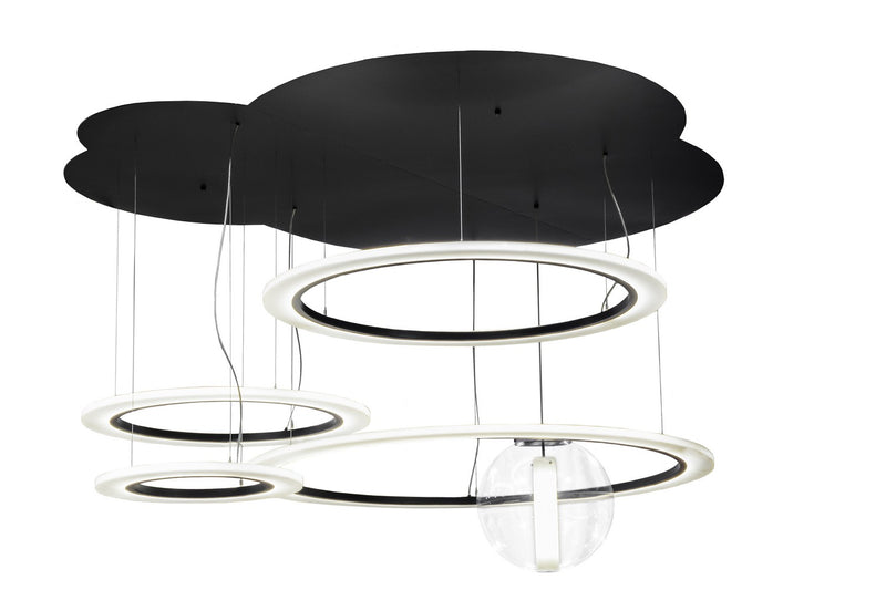 Meyda Tiffany 152822 LED Pendant, Solar Black