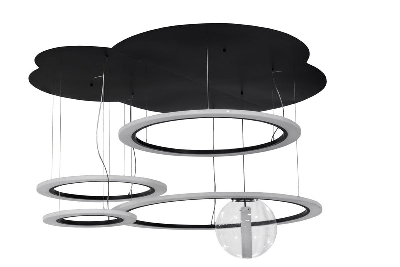 Meyda Tiffany 152822 LED Pendant, Solar Black