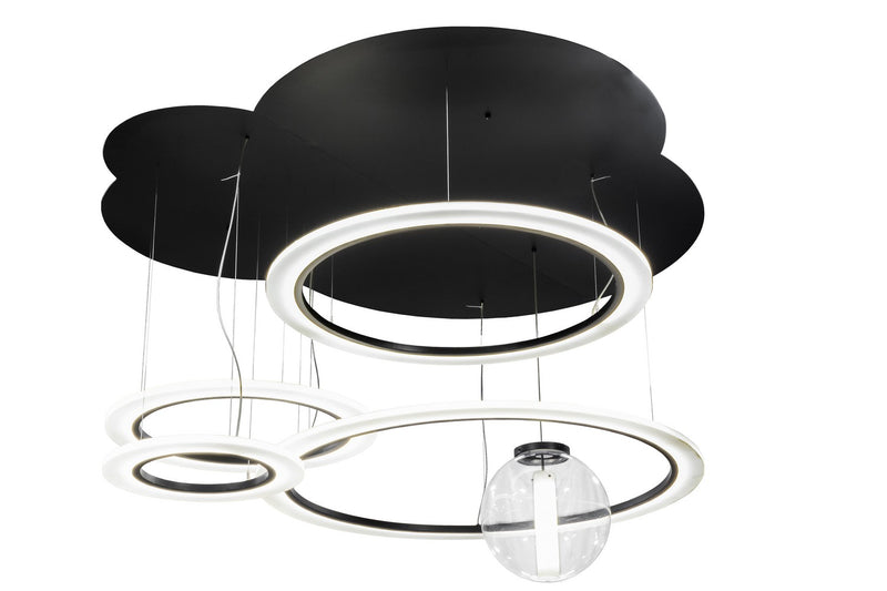 Meyda Tiffany 152822 LED Pendant, Solar Black