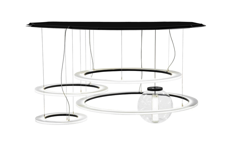 Meyda Tiffany 152822 LED Pendant, Solar Black