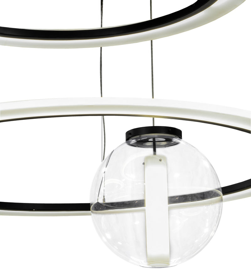 Meyda Tiffany 152822 LED Pendant, Solar Black