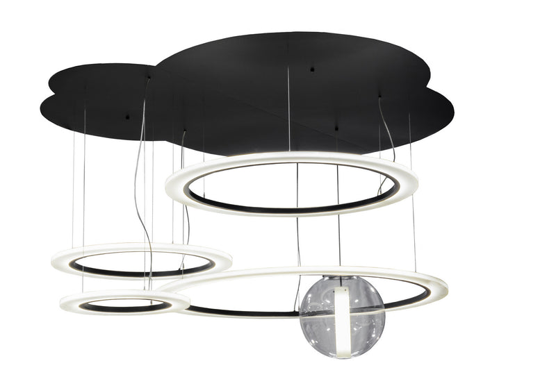 Meyda Tiffany 152822 LED Pendant, Solar Black