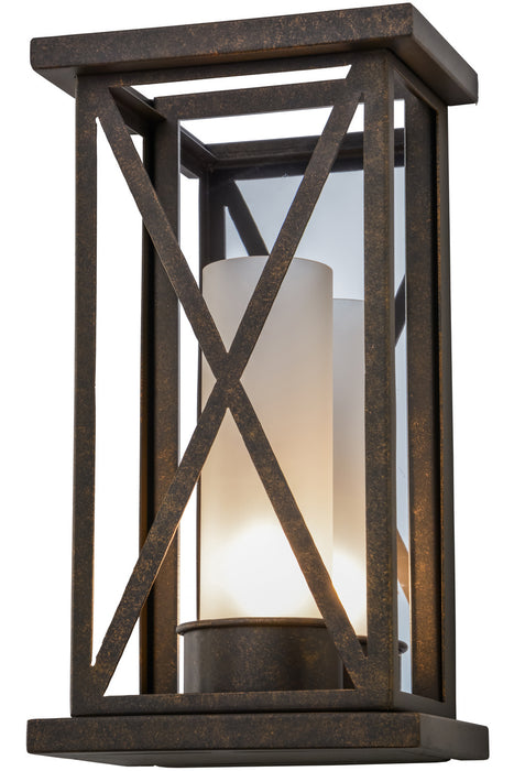 Meyda Tiffany 153261 One Light Wall Sconce, Gilded Tobacco