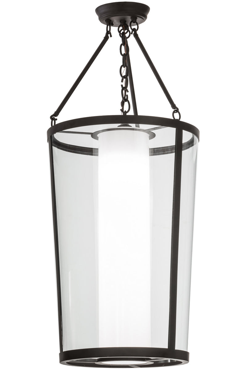 Meyda Tiffany 153383 One Light Semi-Flushmount, Oil Rubbed Bronze