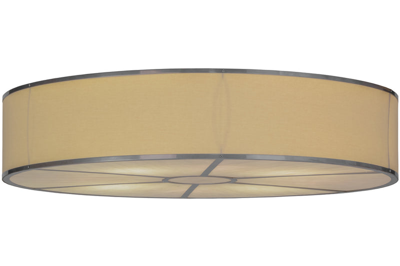 Meyda Tiffany 153393 Eight Light Flushmount, Nickel