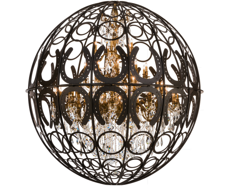 Meyda Tiffany 153398 42 Light Chandelier, Oil Rubbed Bronze