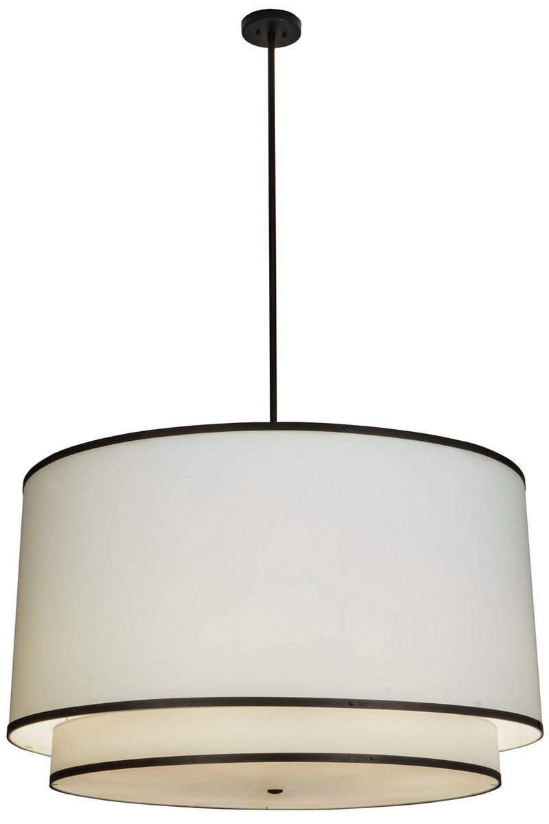 Meyda Tiffany 153491 Eight Light Pendant, Black