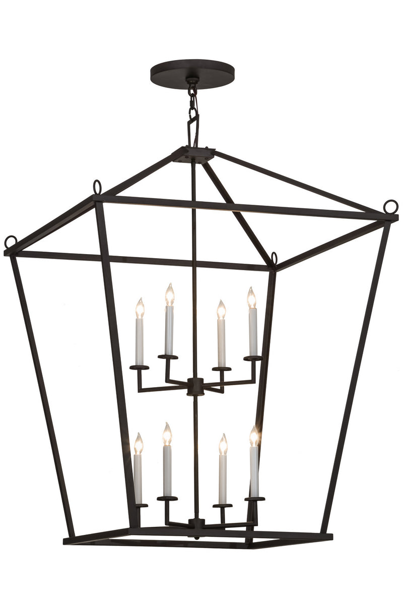 Meyda Tiffany 153595 Eight Light Pendant, Oil Rubbed Bronze
