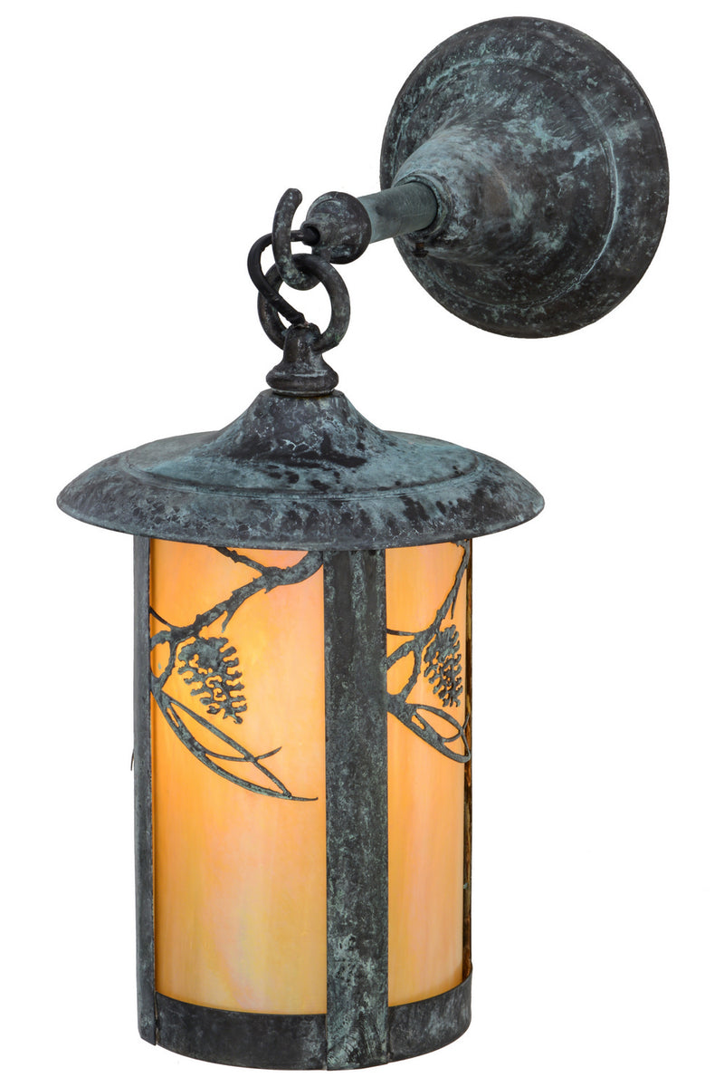 Meyda Tiffany 153600 One Light Wall Sconce, Verdigris